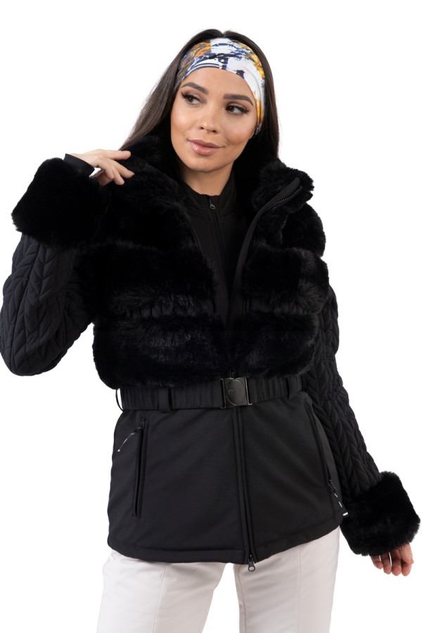 Damen-Skijacke Freever NF 21616 schwarz, Фото №2- freever.ua