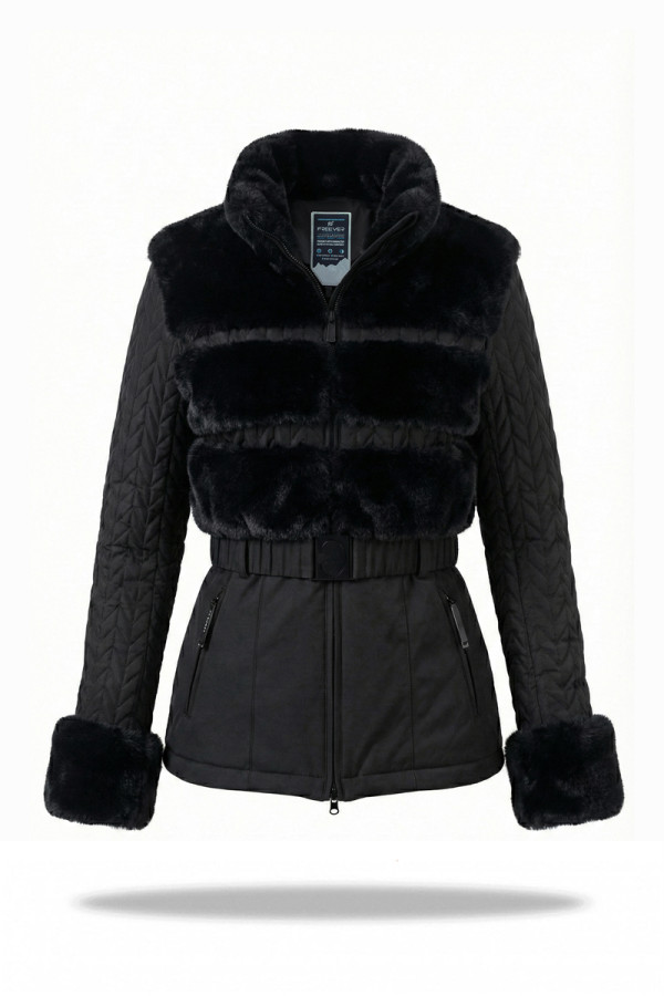 Damen-Skijacke Freever NF 21616 schwarz