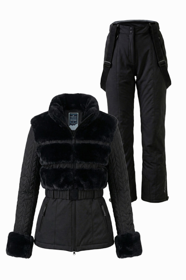 Damen-Skianzug Freever NF 21616-21655 schwarz