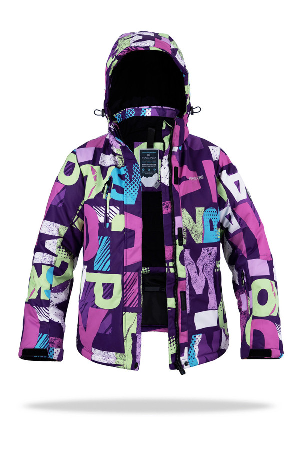 Children's ski jacket Freever AF 21623 multicolor