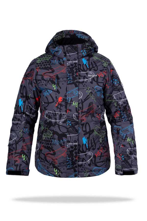 Children's ski jacket Freever AF 21624 multicolor, Фото №3- freever.ua