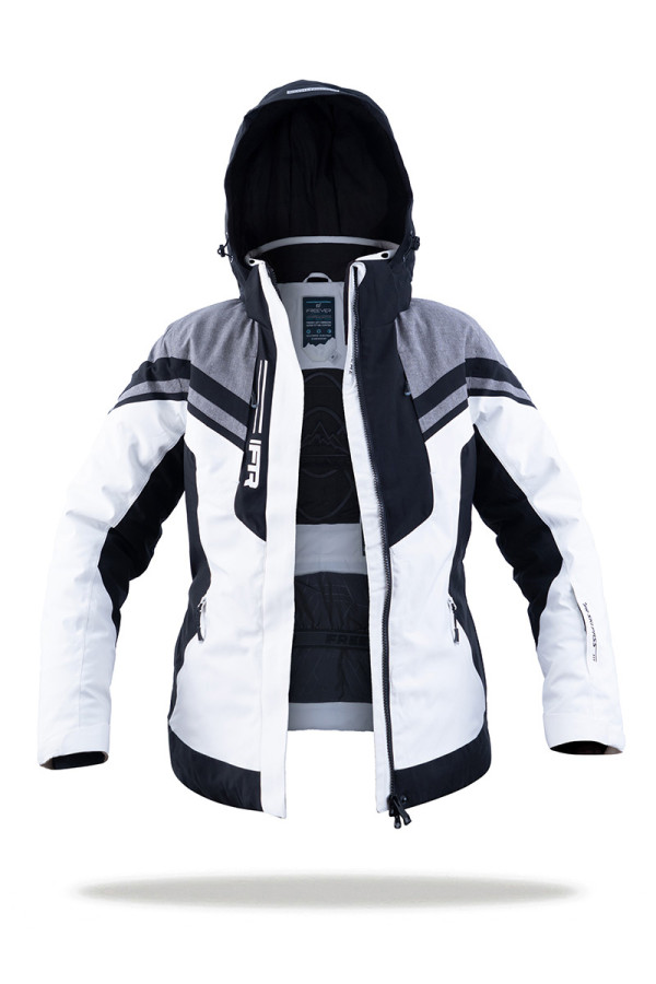 Women's ski jacket Freever AF 21625 white