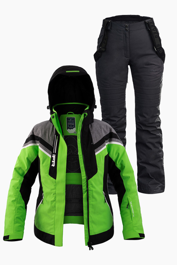 Women's ski suit FREEVER 21625-21652 light green