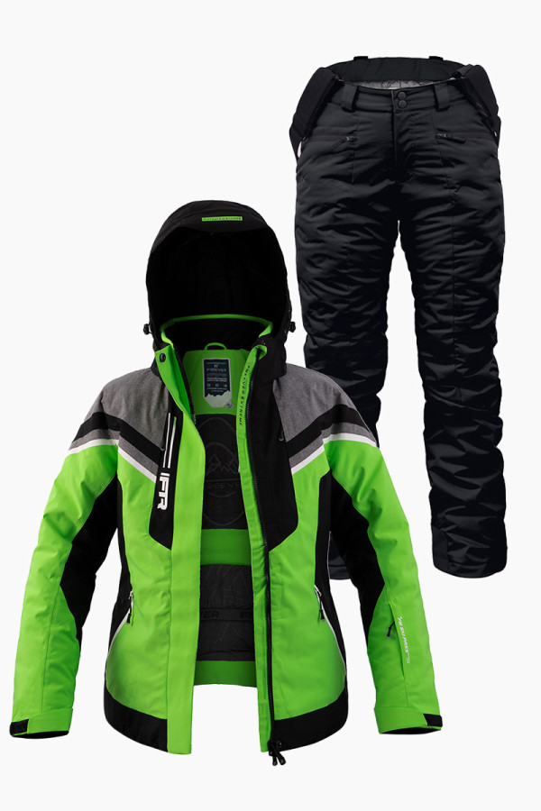 Women's ski suit FREEVER 21625-7608 light green
