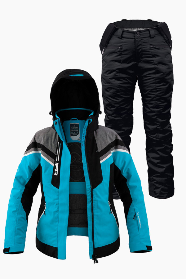 Women's ski suit FREEVER 21625-7608 turquoise