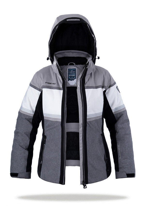 Women's ski jacket Freever AF 21626 beige