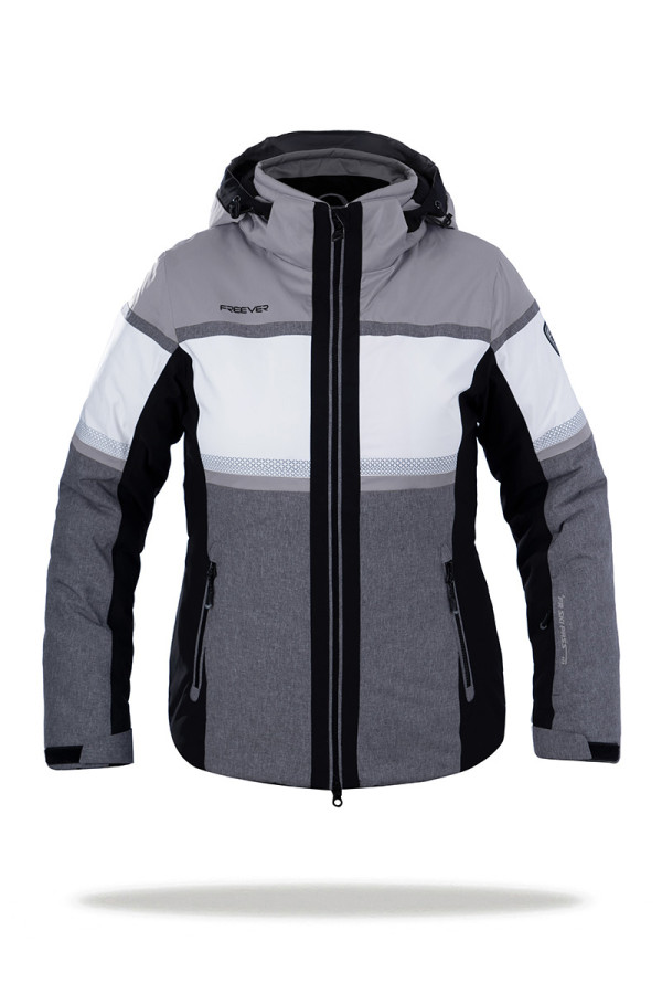 Women's ski jacket Freever AF 21626 beige, Фото №3- freever.ua