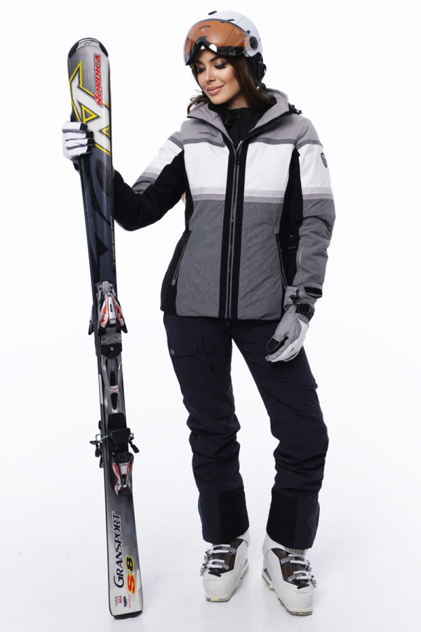 Women's ski jacket Freever AF 21626 beige, Фото №5- freever.ua