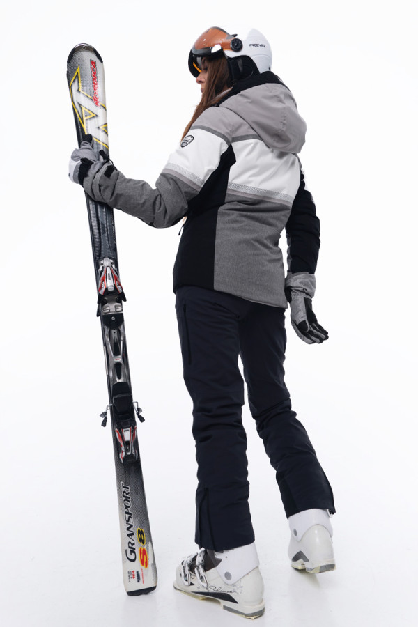 Women's ski jacket Freever AF 21626 beige, Фото №7- freever.ua