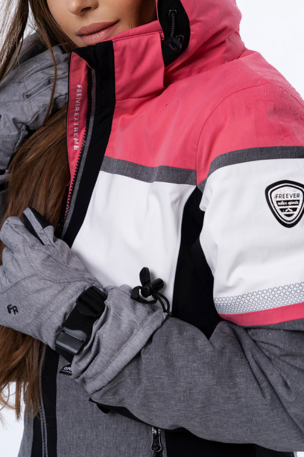 Women's ski jacket Freever AF 21626 pink, Фото №7- freever.ua