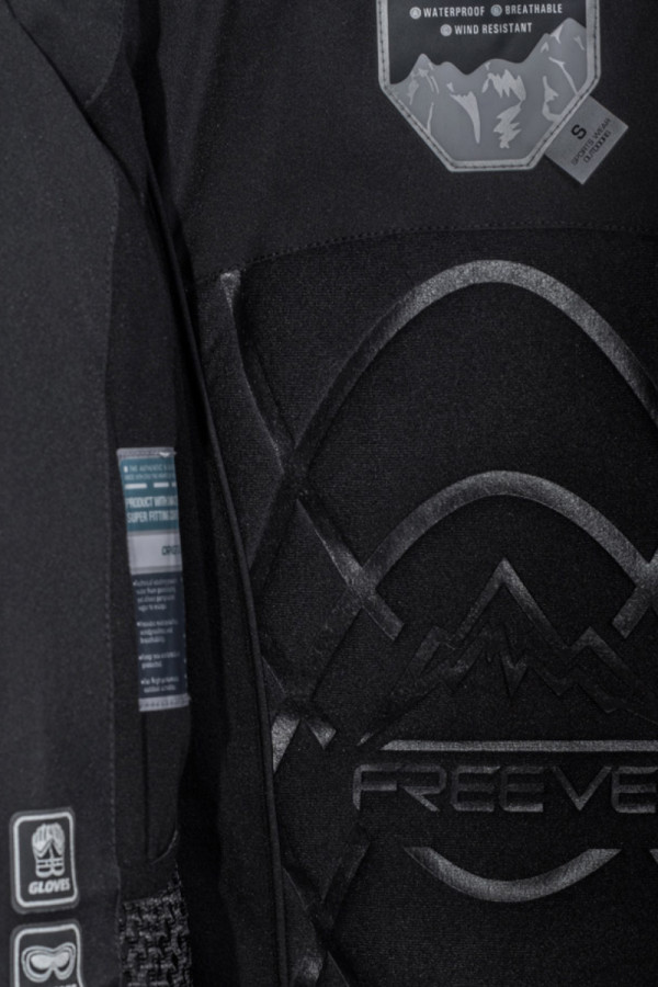 Women's ski jacket Freever NF 21627 black, Фото №7- freever.ua