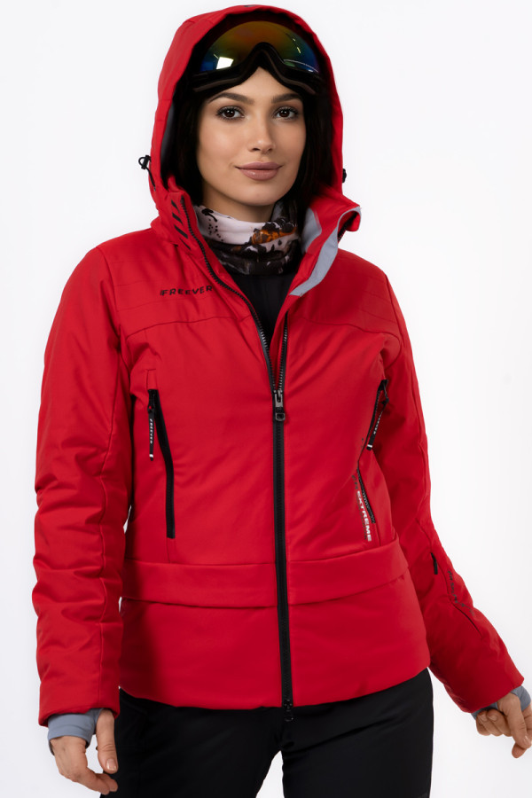 Women's ski jacket Freever NF 21627 red