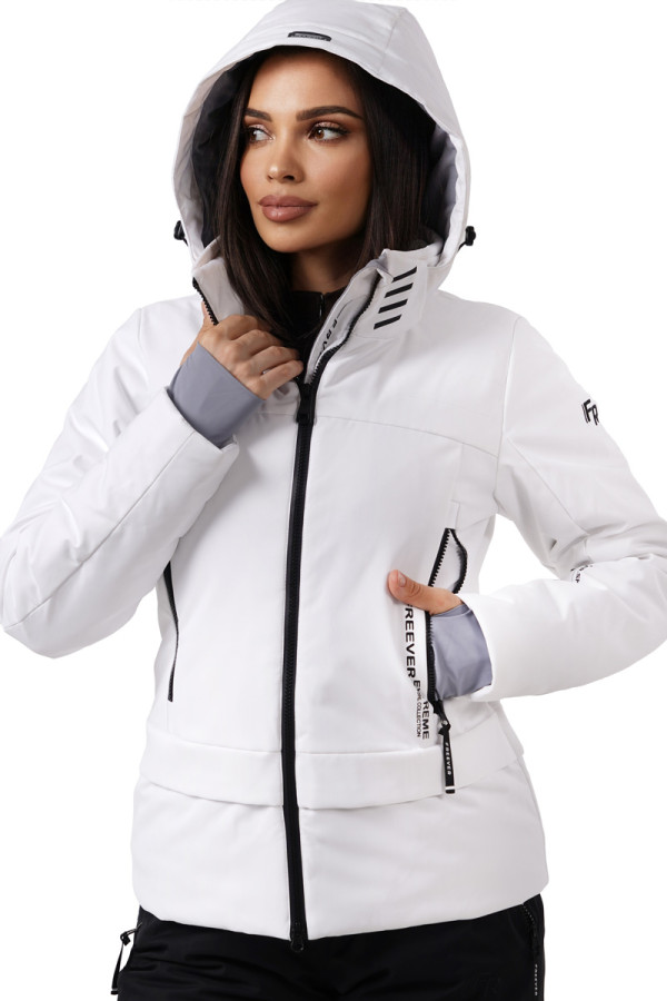 Women's ski jacket Freever NF 21627 white