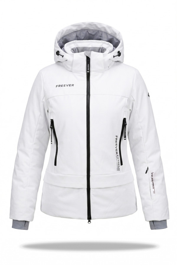 Women's ski jacket Freever NF 21627 white, Фото №2- freever.ua