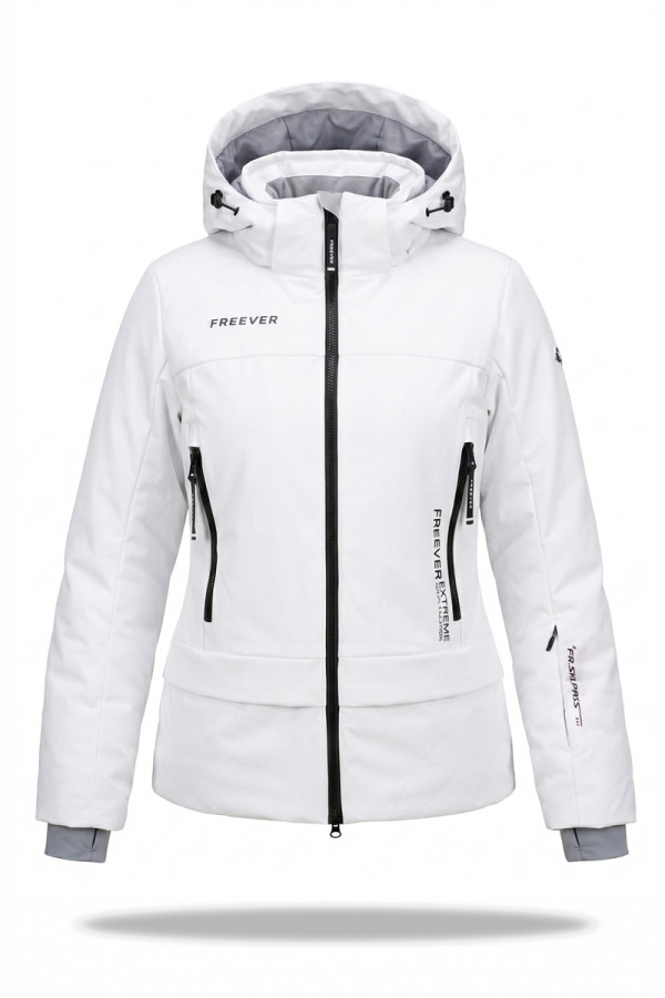 Women's ski jacket Freever NF 21627 white, Фото №2- freever.ua