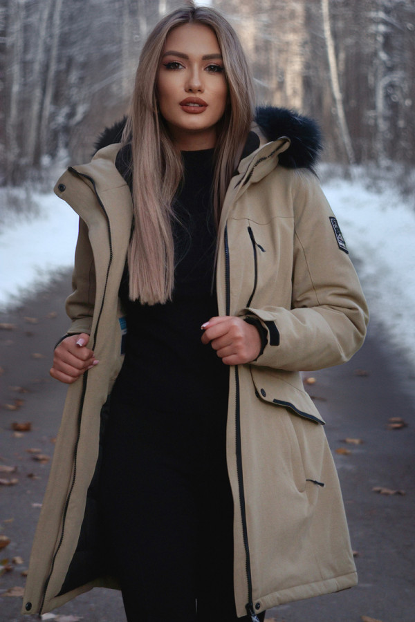 Parka women Freever AF 21628 beige, Фото №2- freever.ua