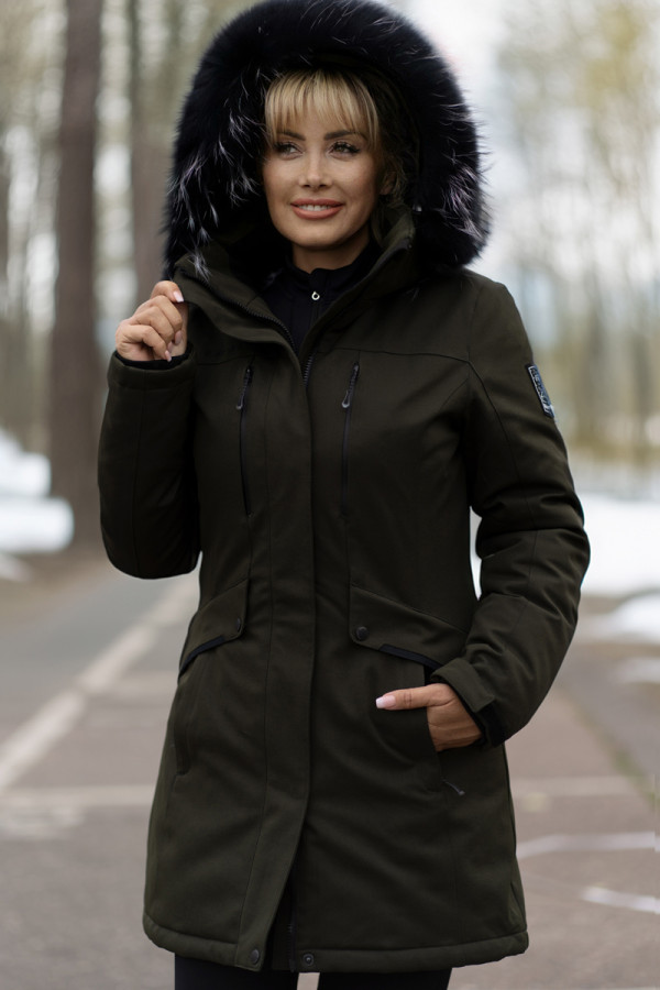 Parka women Freever AF 21628 khaki, Фото №4- freever.ua