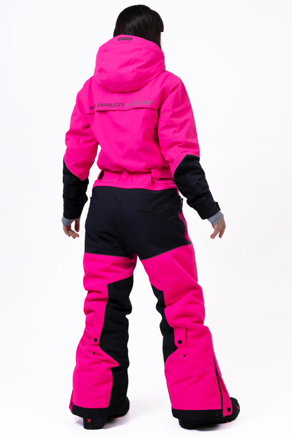 Women's snowboard jumpsuit Freever NF 21629 pink, Фото №9- freever.ua