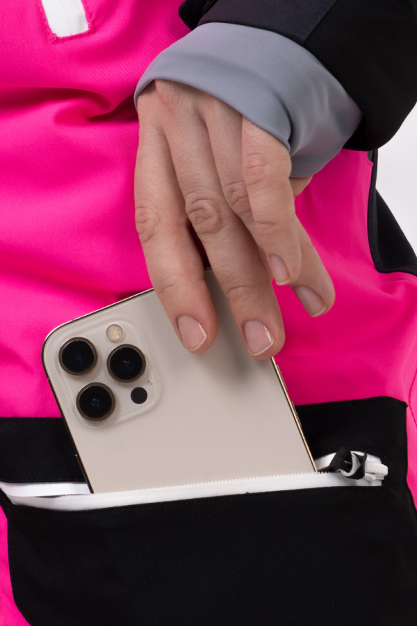 Women's snowboard jumpsuit Freever NF 21629 pink, Фото №8- freever.ua