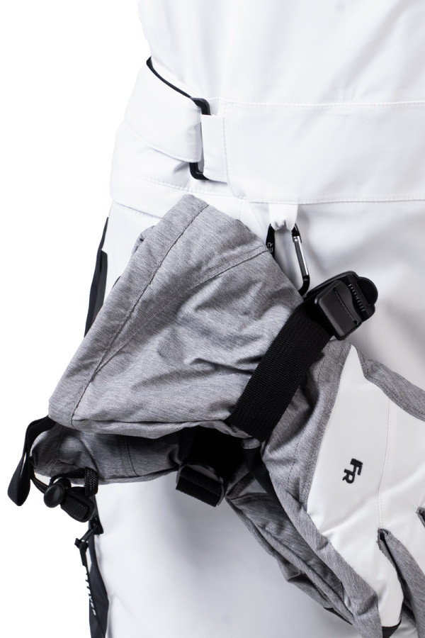 Women's snowboard jumpsuit Freever NF 21629 white, Фото №4- freever.ua