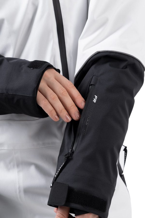 Women's snowboard jumpsuit Freever NF 21629 white, Фото №3- freever.ua