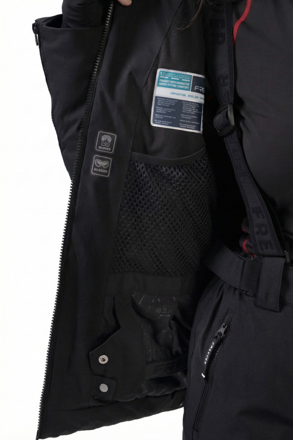 Women's ski jacket Freever NF 21630 black, Фото №5- freever.ua