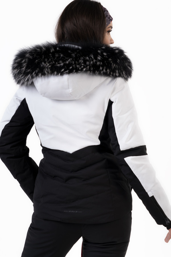 Women's ski jacket Freever NF 21630 white, Фото №6- freever.ua