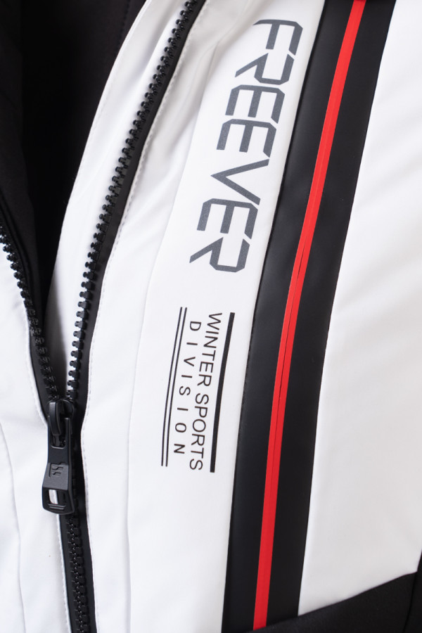 Women's ski jacket Freever NF 21630 white, Фото №5- freever.ua