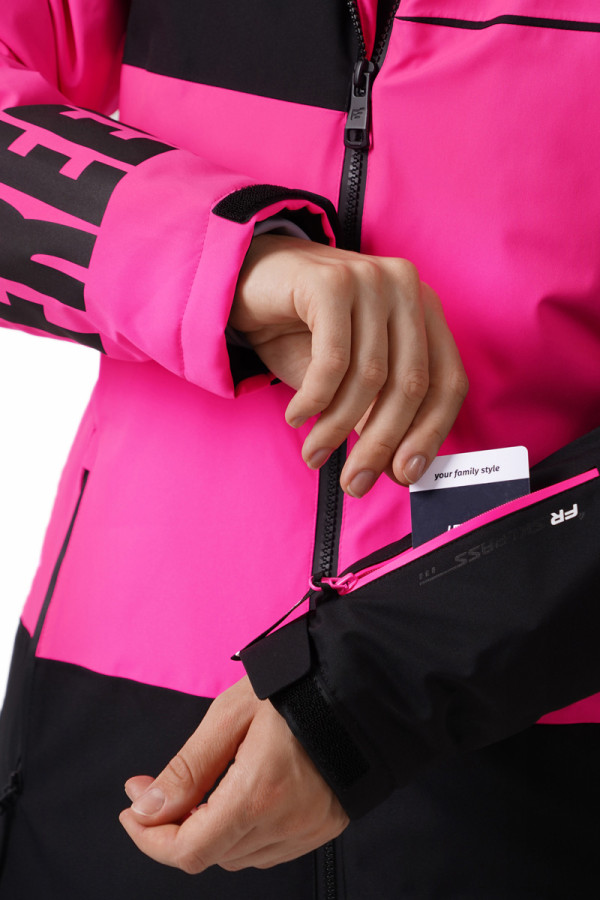 Women's Freever NF 21632 Pink Ski Jacket, Фото №3- freever.ua