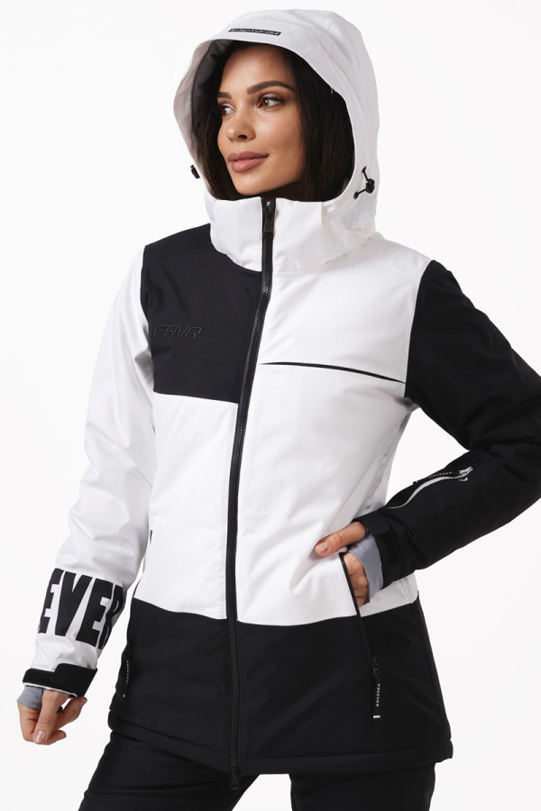Women's ski jacket Freever NF 21632 white