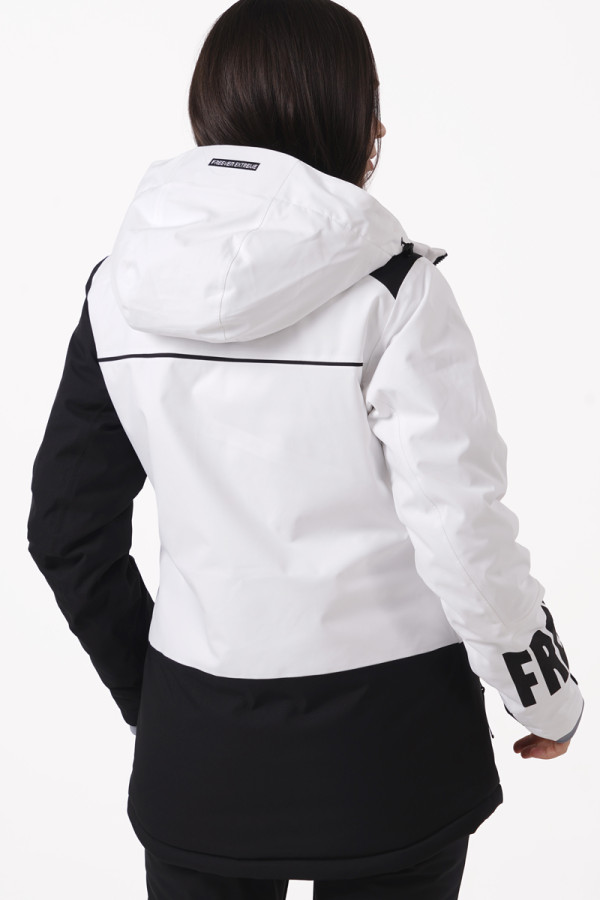 Women's ski jacket Freever NF 21632 white, Фото №4- freever.ua