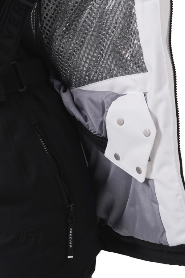 Women's ski jacket Freever NF 21632 white, Фото №5- freever.ua