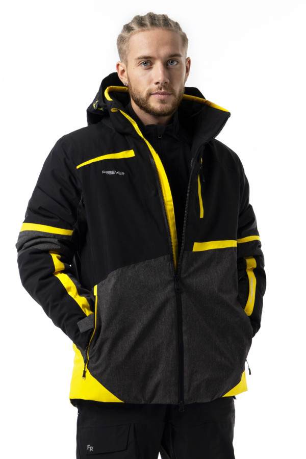 Men's FREEVER Ski Suit 21635-21693 Black, Фото №2- freever.ua
