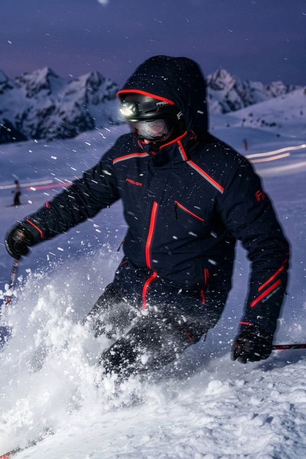 Men's ski jacket Freever AF 21636 orange, Фото №2- freever.ua