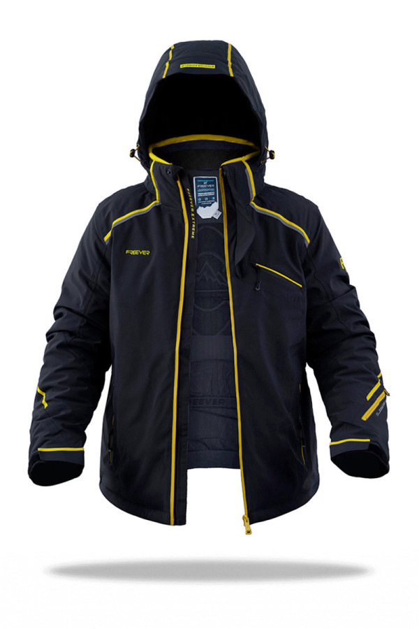 Men's ski jacket Freever AF 21636 yellow, Фото №2- freever.ua