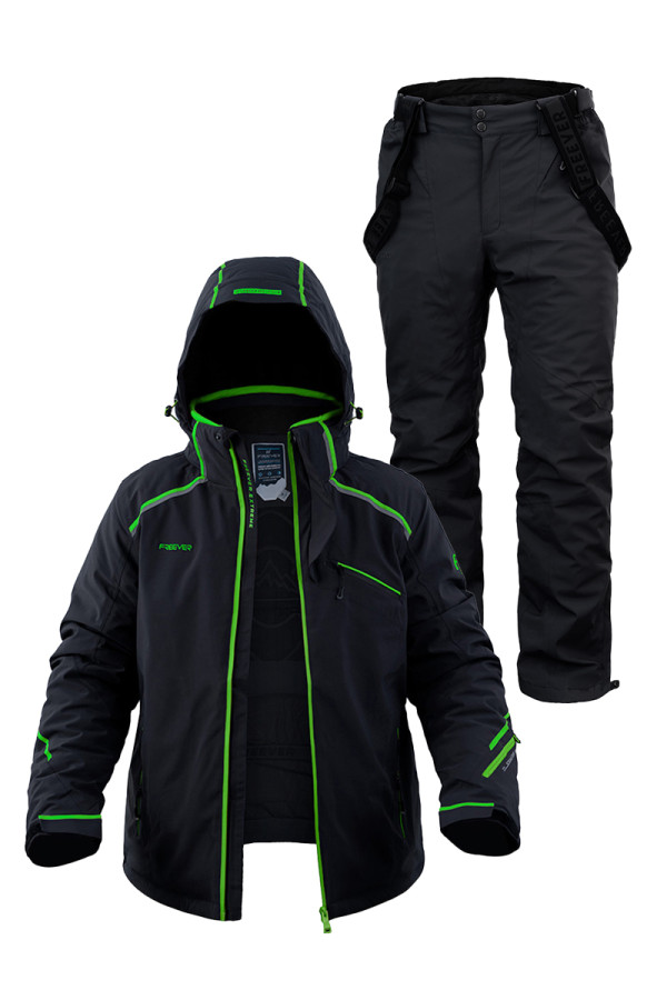 Men's Ski Suit FREEVER 21636-21693 lettuce color
