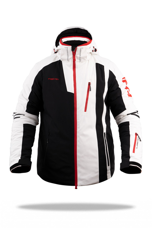 Men's ski jacket Freever AF 21637 white, Фото №3- freever.ua