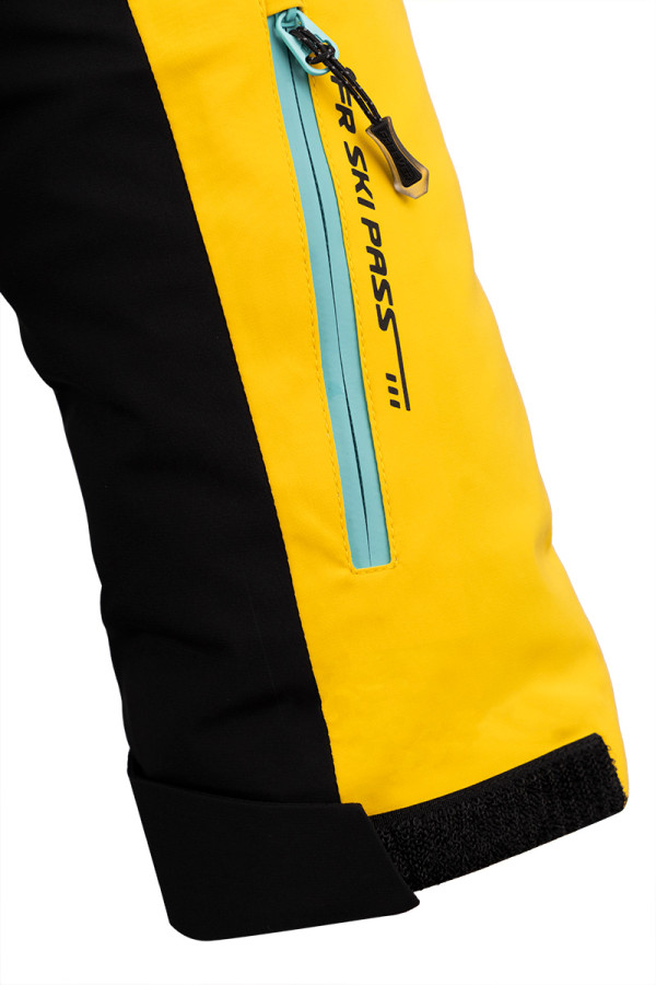 Men's ski jacket Freever AF 21637 yellow, Фото №6- freever.ua