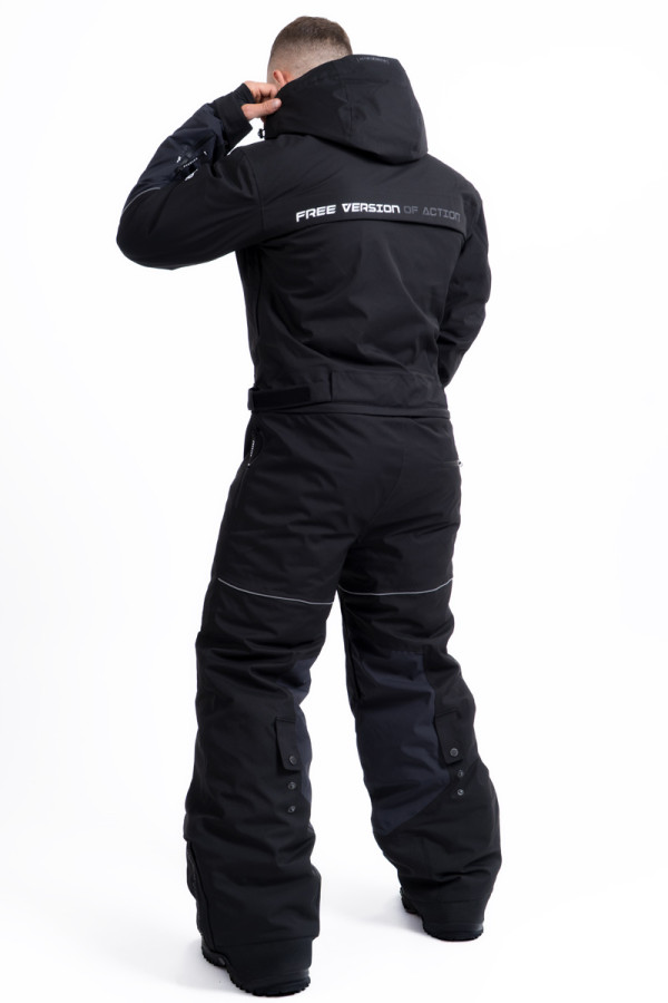 Men's snowboard jumpsuit Freever NF 21638 black, Фото №8- freever.ua