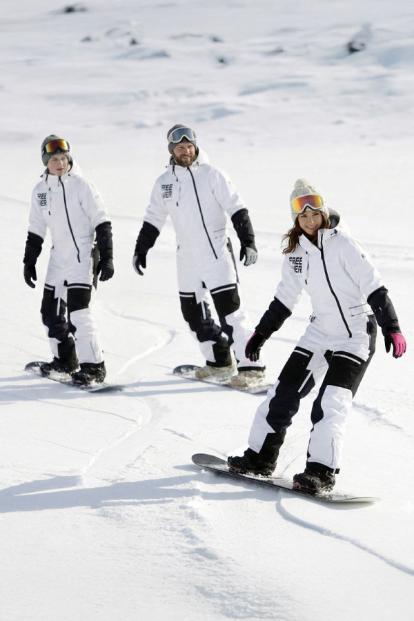 Men's snowboard jumpsuit Freever NF 21638 white, Фото №9- freever.ua