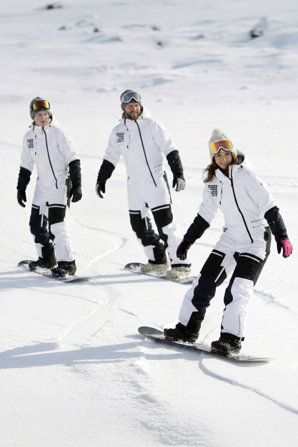 Men's snowboard jumpsuit Freever NF 21638 white, Фото №9- freever.ua