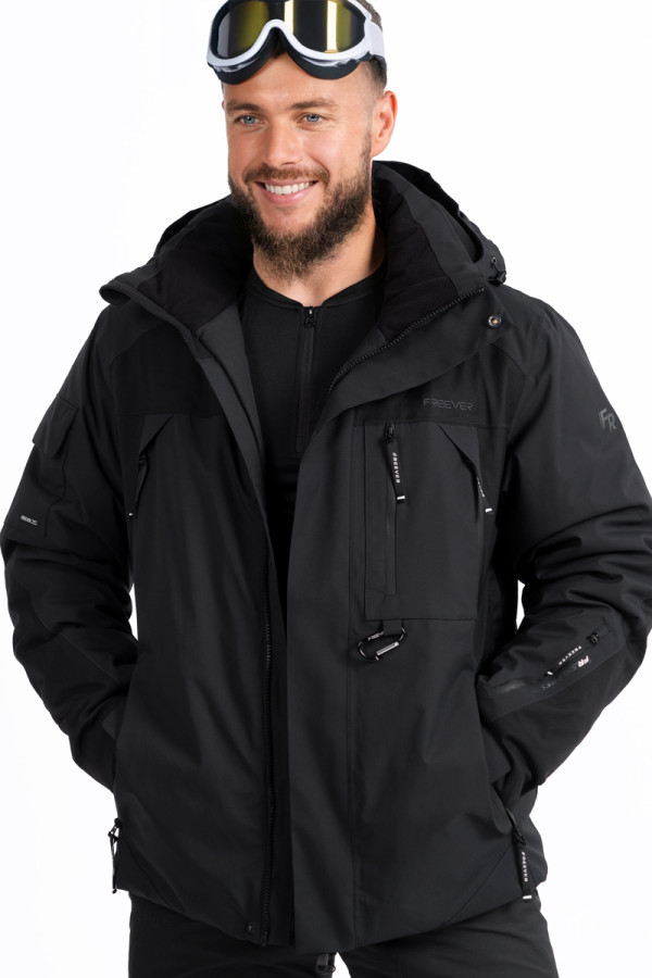 Men's Freever NF 21639 black ski jacket