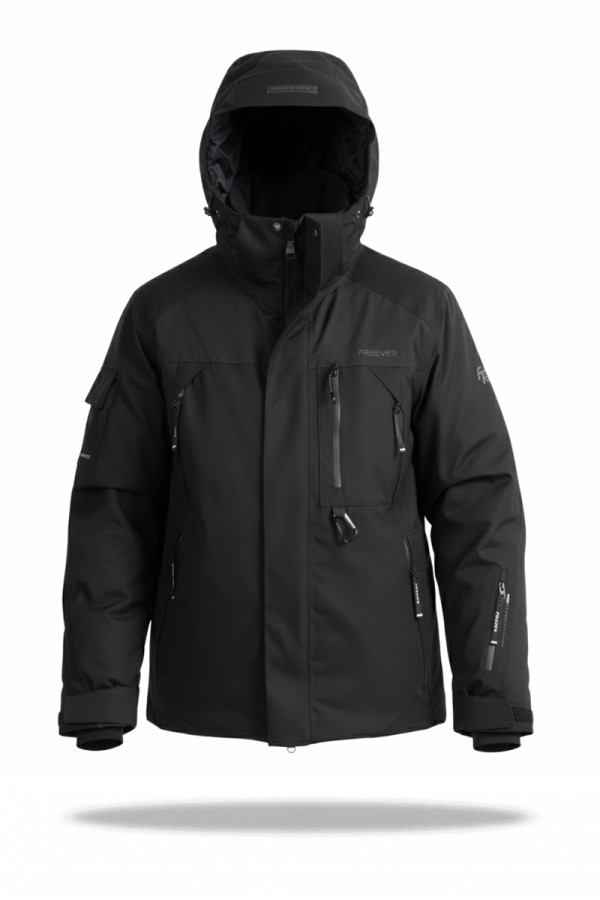 Men's Freever NF 21640 ski jacket (batallion) black, Фото №2- freever.ua