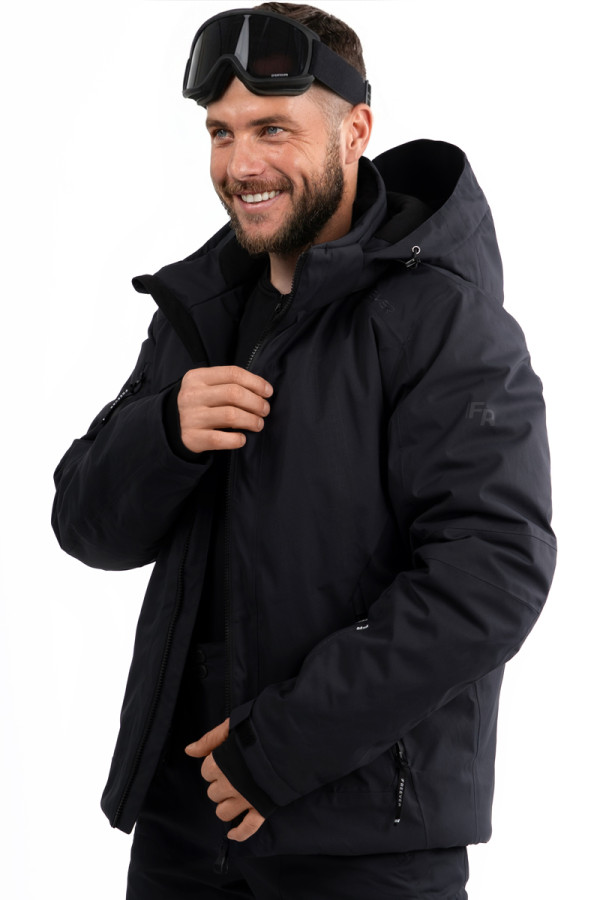 Men's ski jacket Freever NF 21642 black, Фото №2- freever.ua