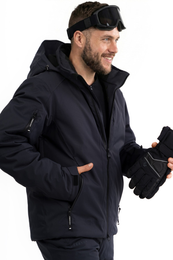 Men's ski jacket Freever NF 21642 gray, Фото №2- freever.ua