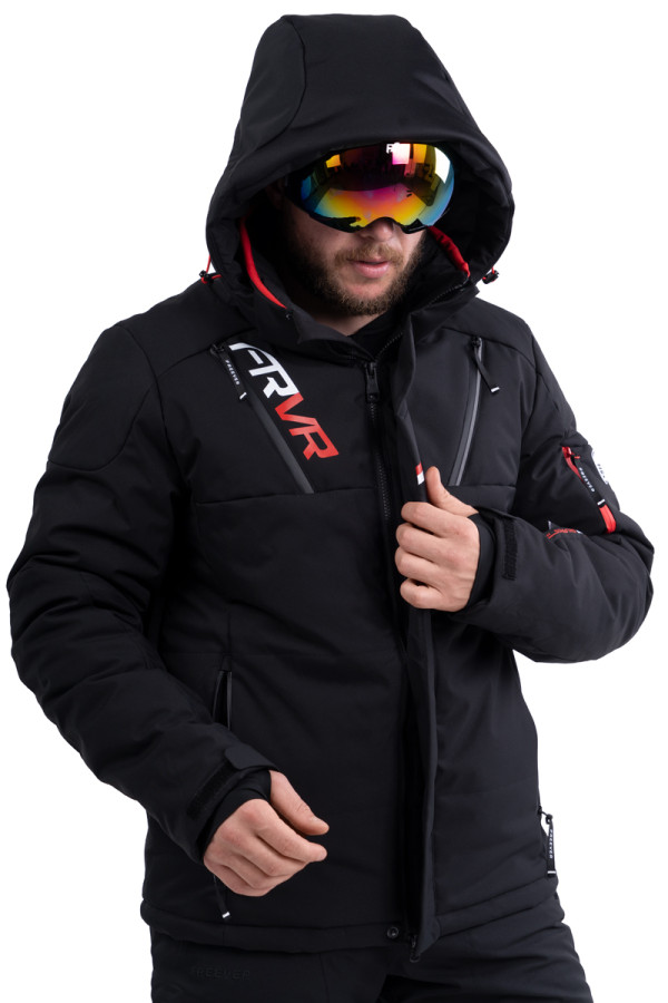 Men's ski jacket Freever NF 21643 black