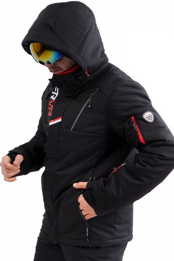 Men's ski jacket Freever NF 21643 black, Фото №3- freever.ua