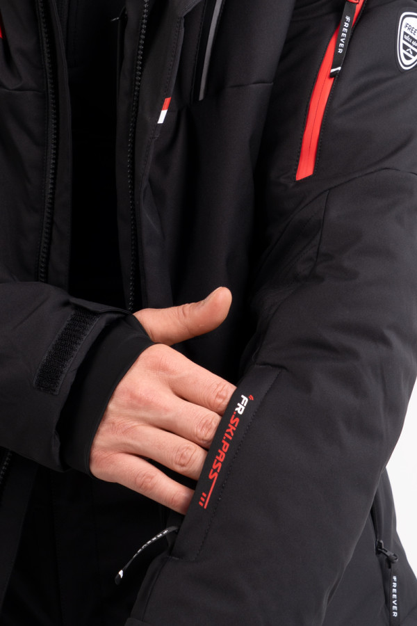 Men's ski jacket Freever NF 21643 black, Фото №2- freever.ua