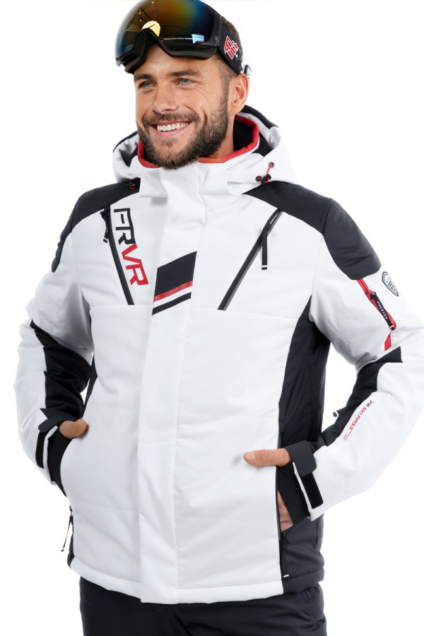 Men's ski jacket Freever NF 21643 white