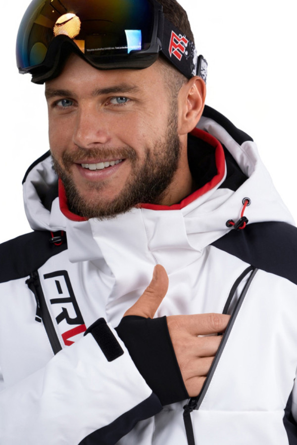 Men's ski jacket Freever NF 21643 white, Фото №2- freever.ua